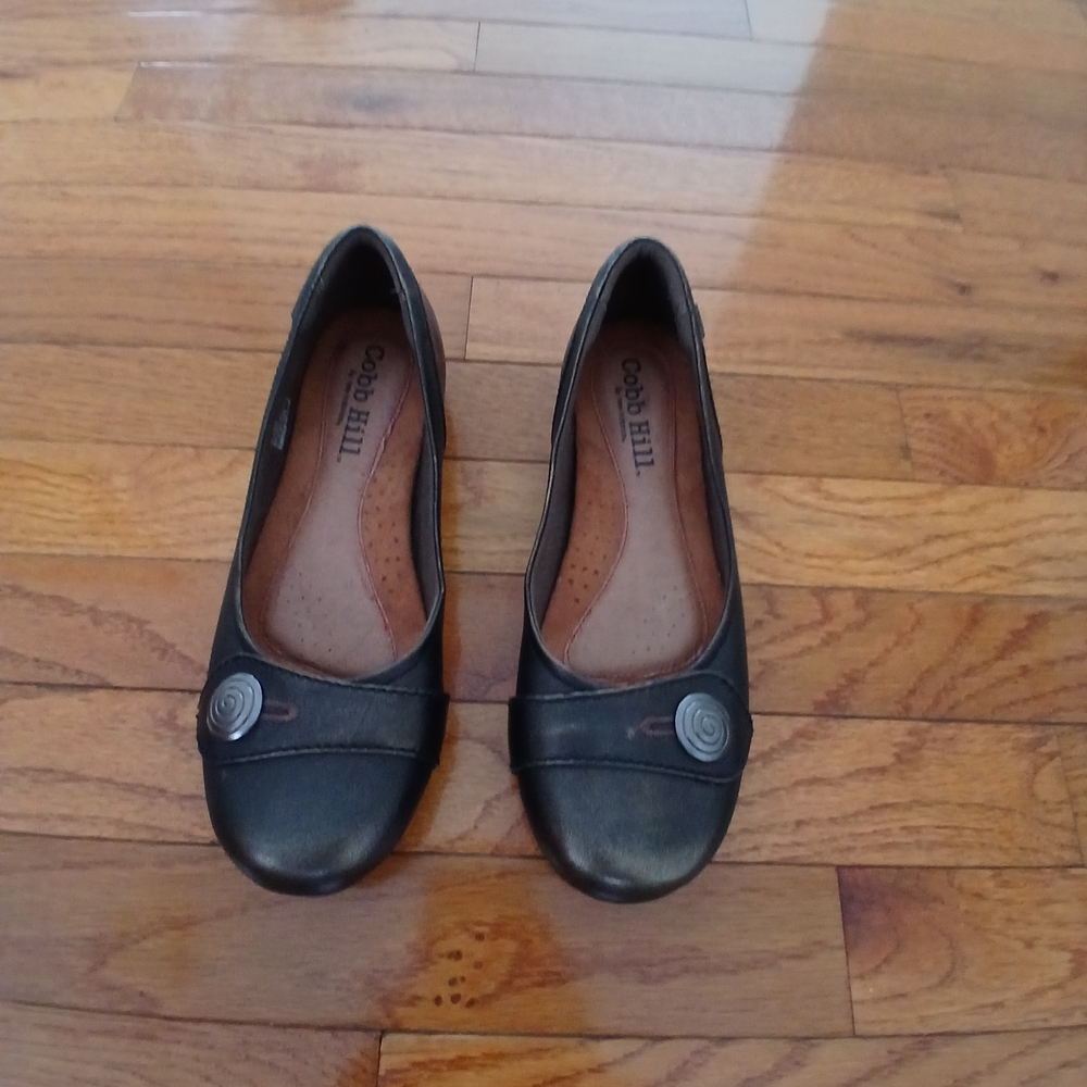 Cobb Hill by New Balance brown Or Copper Color Flats with Button Detail